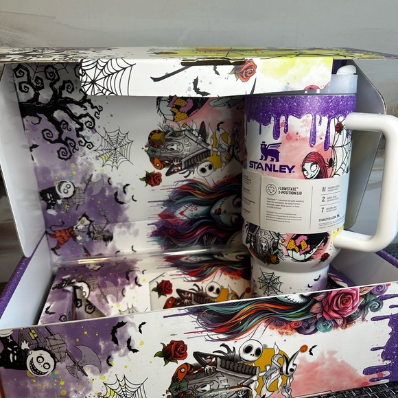 Stanley Spooky Purple and White Tumbler - Picture 2 of 5